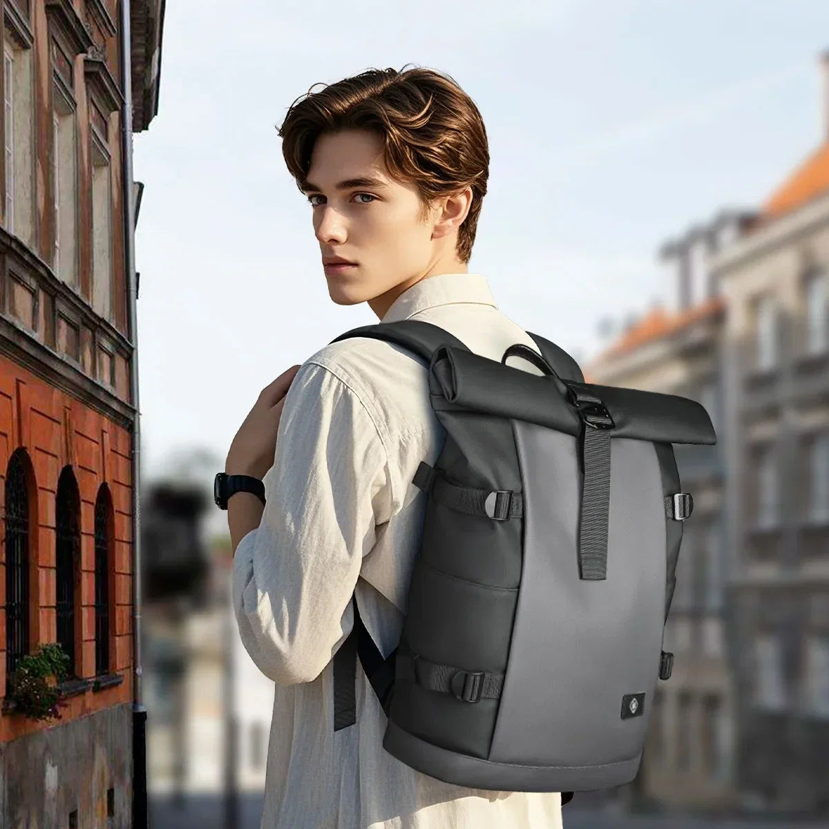 Wasserdichter Roll-Top-Rucksack