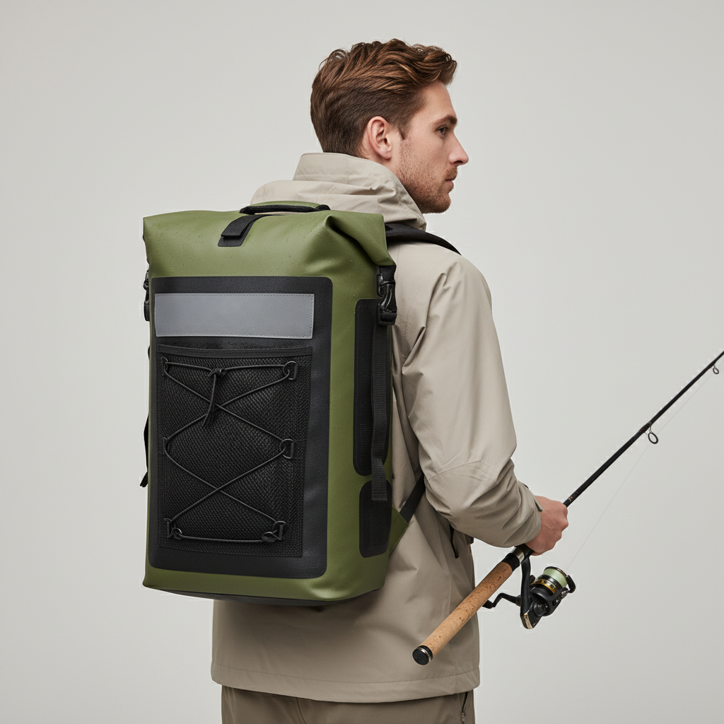 Wasserdichter Rolltop-Rucksack