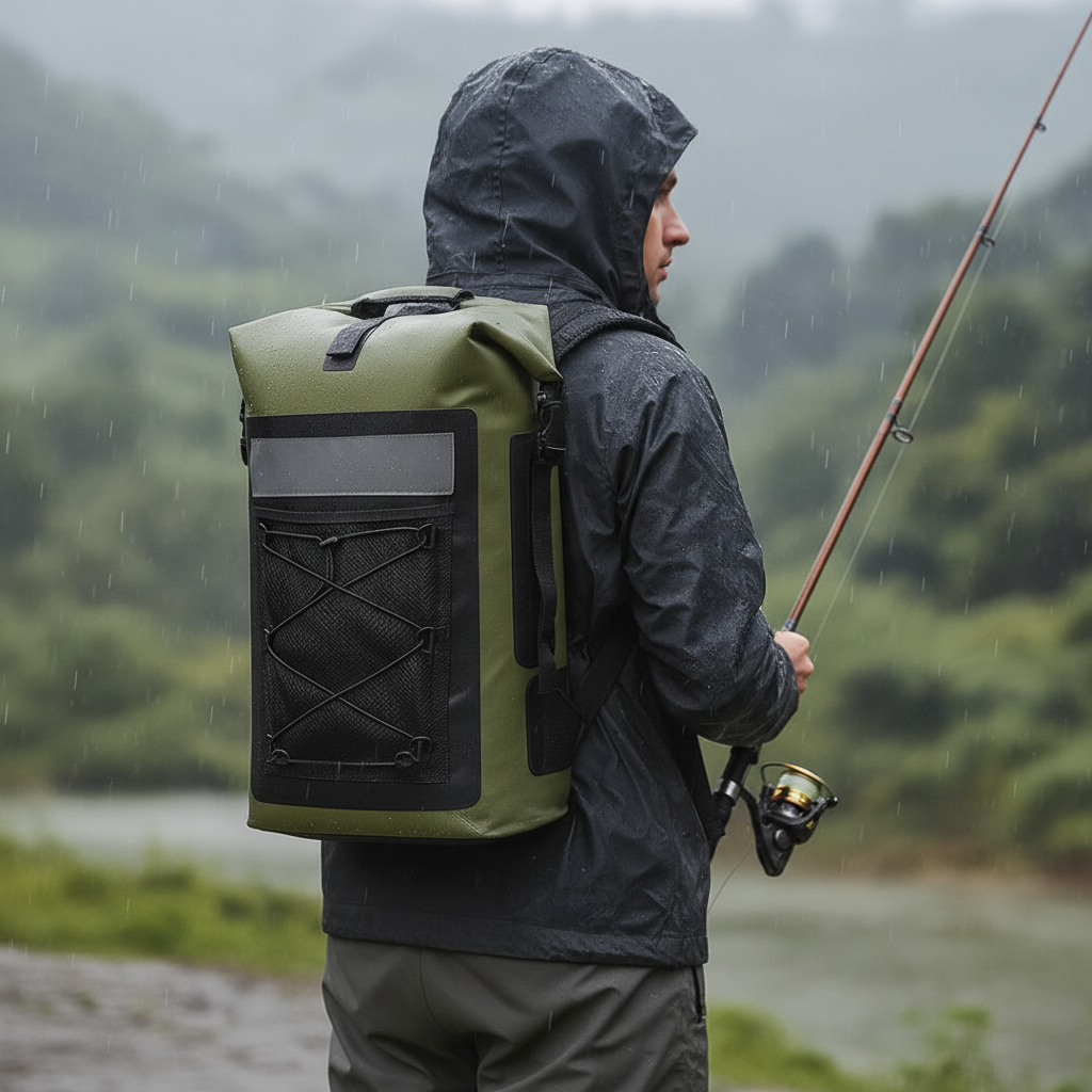 Wasserdichter Rolltop-Rucksack