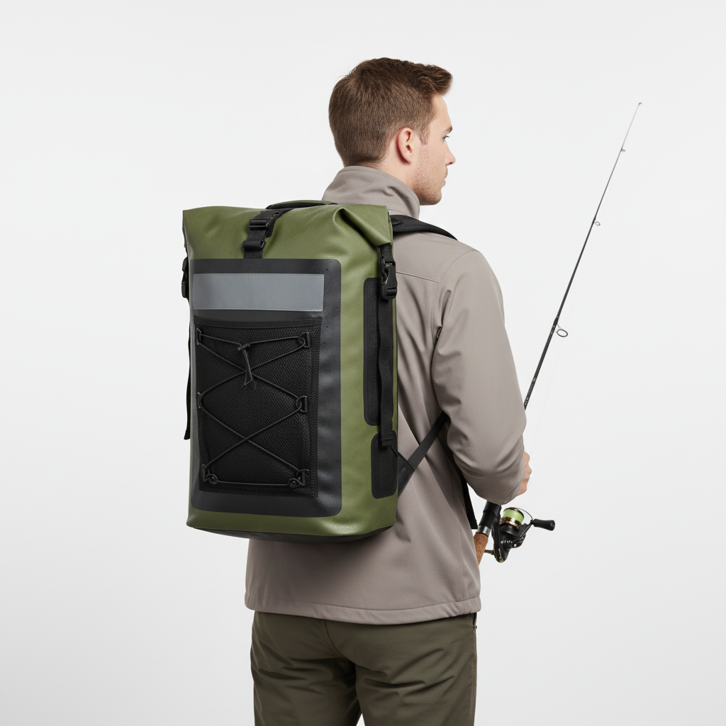 Wasserdichter Rolltop-Rucksack