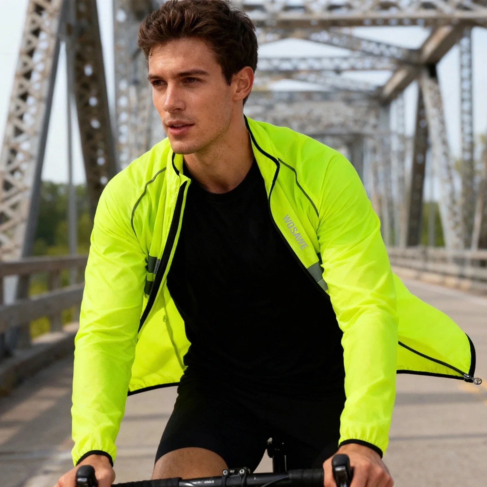 WindoraX Leichte Fahrrad-Windjacke