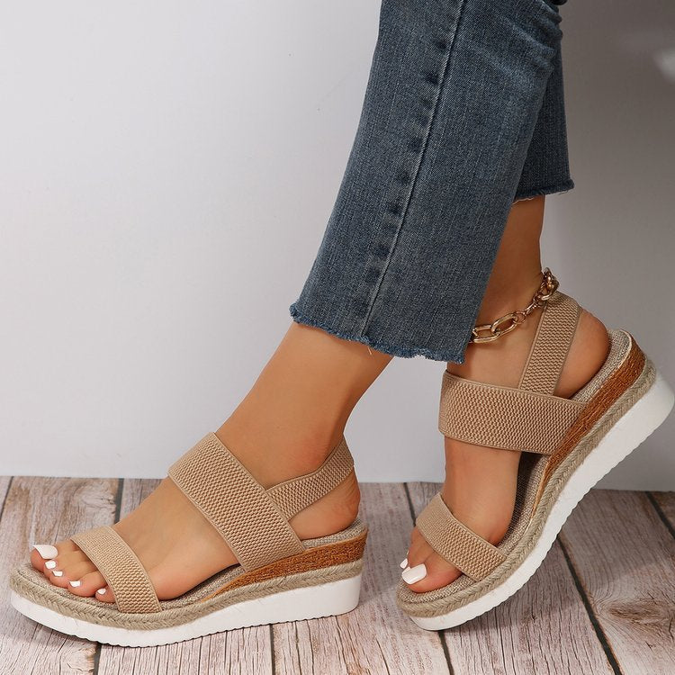 Damen-Sommersandalen mit Fußgewölbestütze