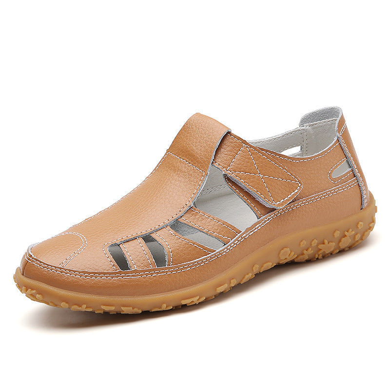 Komfortschuhe aus Leder mit breiter Zehenbox