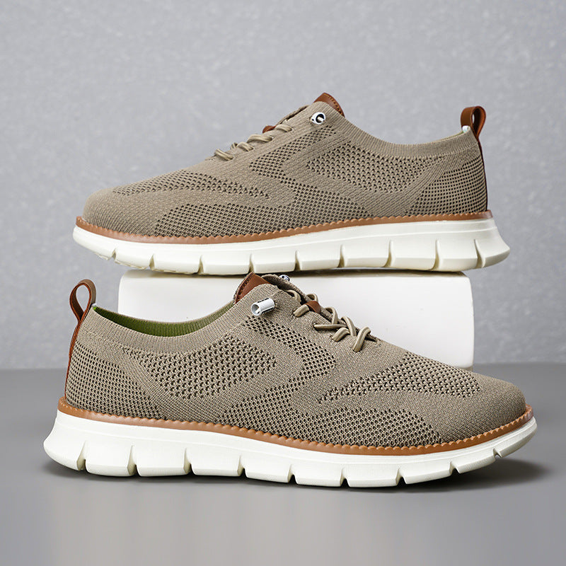 Herren-Komfortschuhe mit breiter Zehenbox