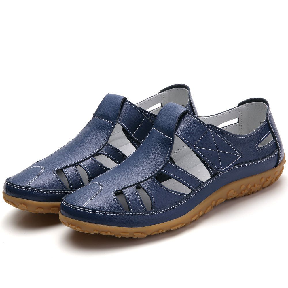 Komfortschuhe aus Leder mit breiter Zehenbox