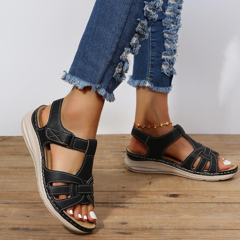 Damen-Komfortsandalen mit Fußgewölbestütze und Komfort-Passform