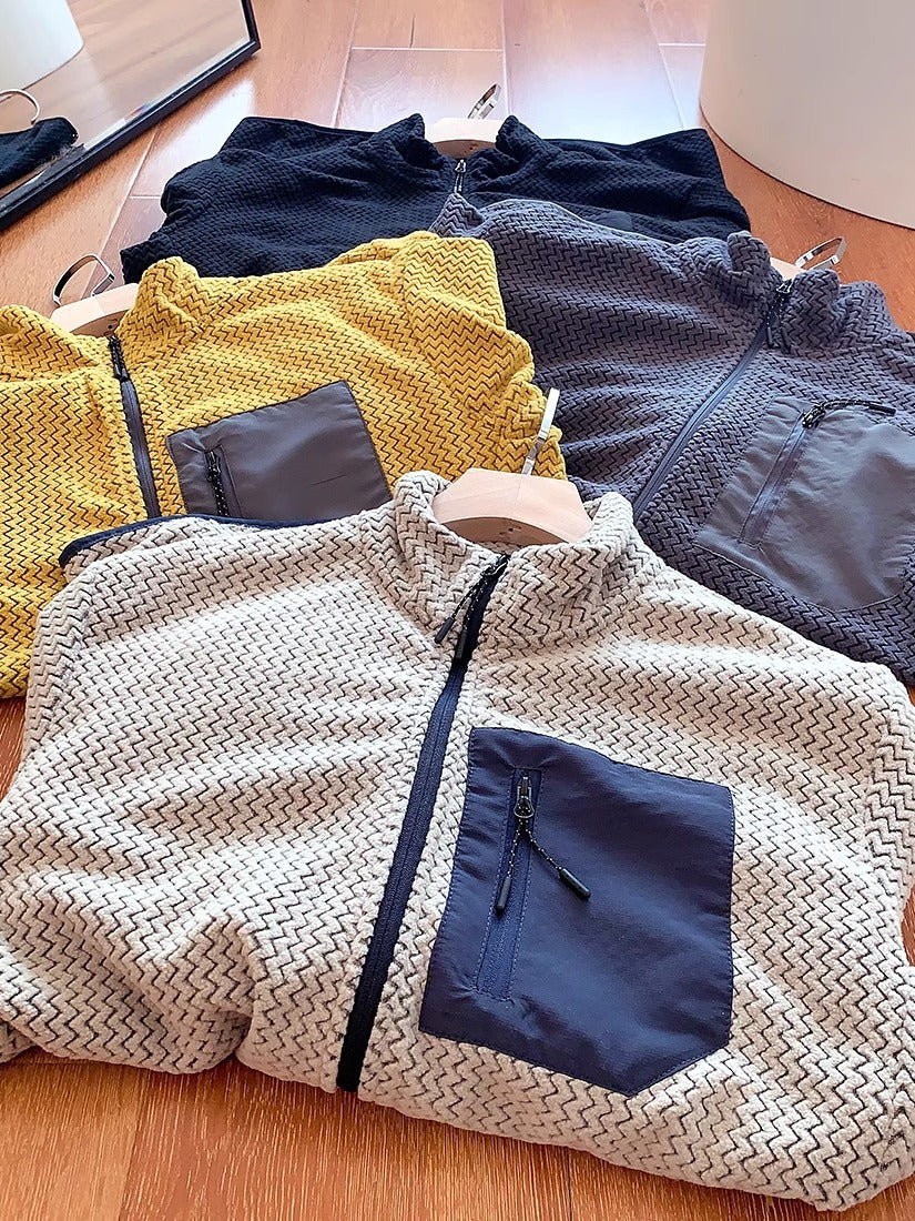 Damen-Fleecejacke mit durchgehendem Reißverschluss – für Wandern