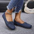 Damen-Komfort-Loafer aus Wildleder