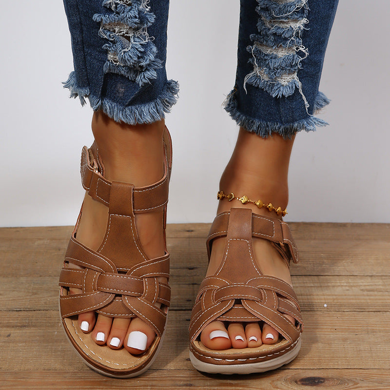 Damen-Komfortsandalen mit Fußgewölbestütze und Komfort-Passform