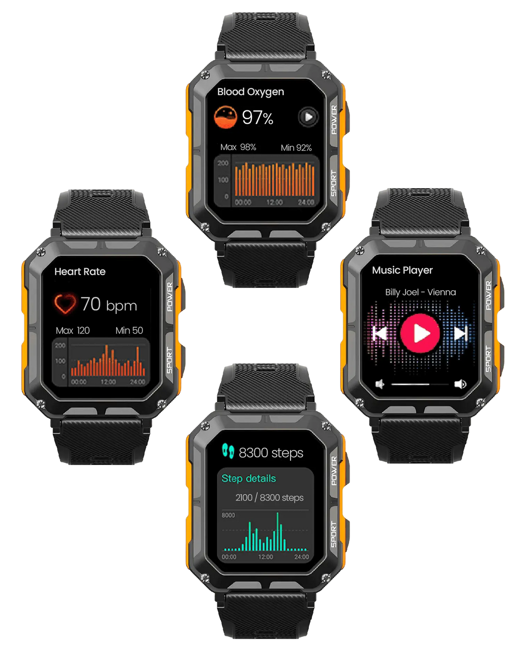 Robuste Smartwatch – langlebiges Design für Outdoor und Alltag