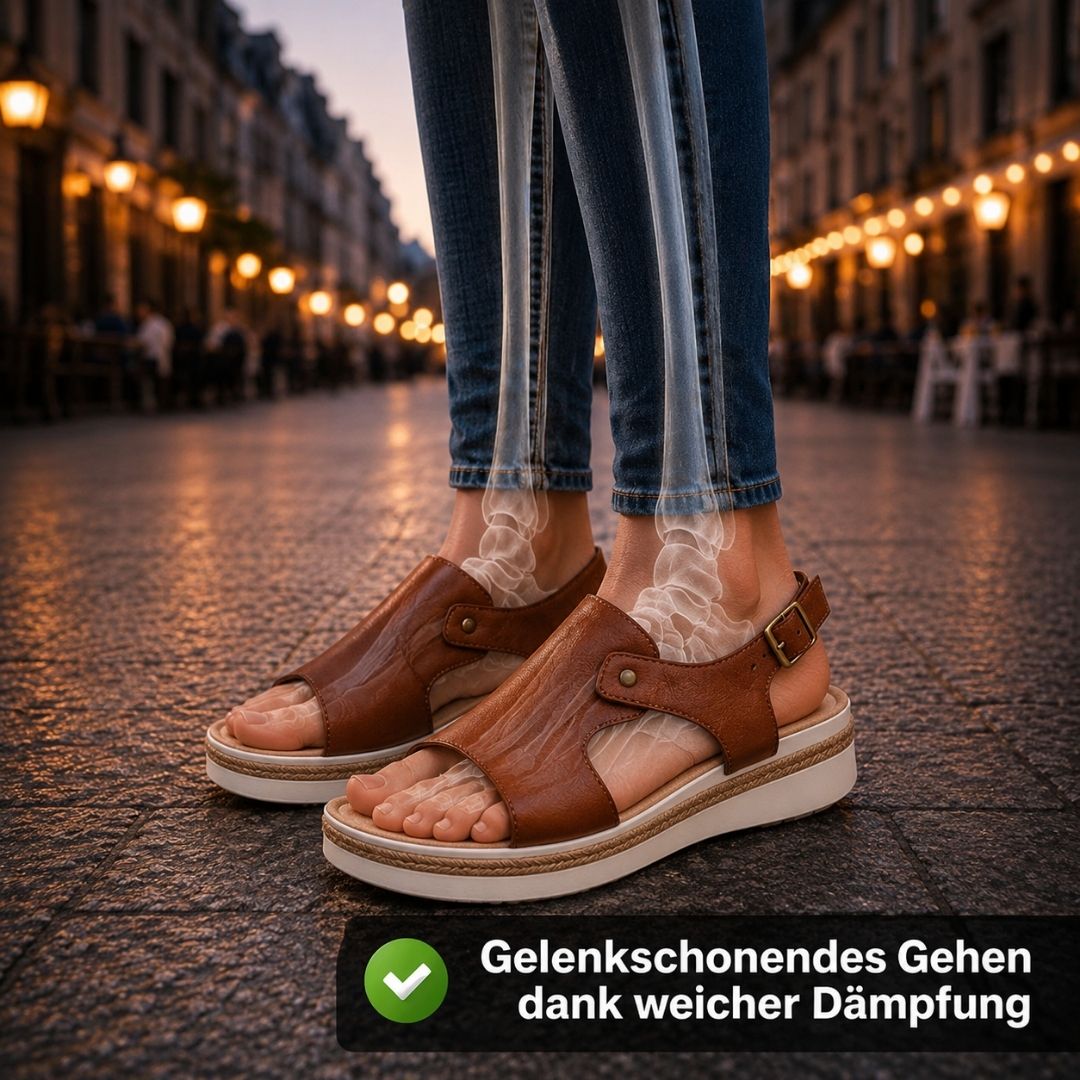 OrthoLuxe -  ergonomische schmerzlindernde Komfort-Sandalen