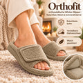 Orthofit - orthopädische Winter-Slipper | Rutschfest, Weich & Schmerzlindernd