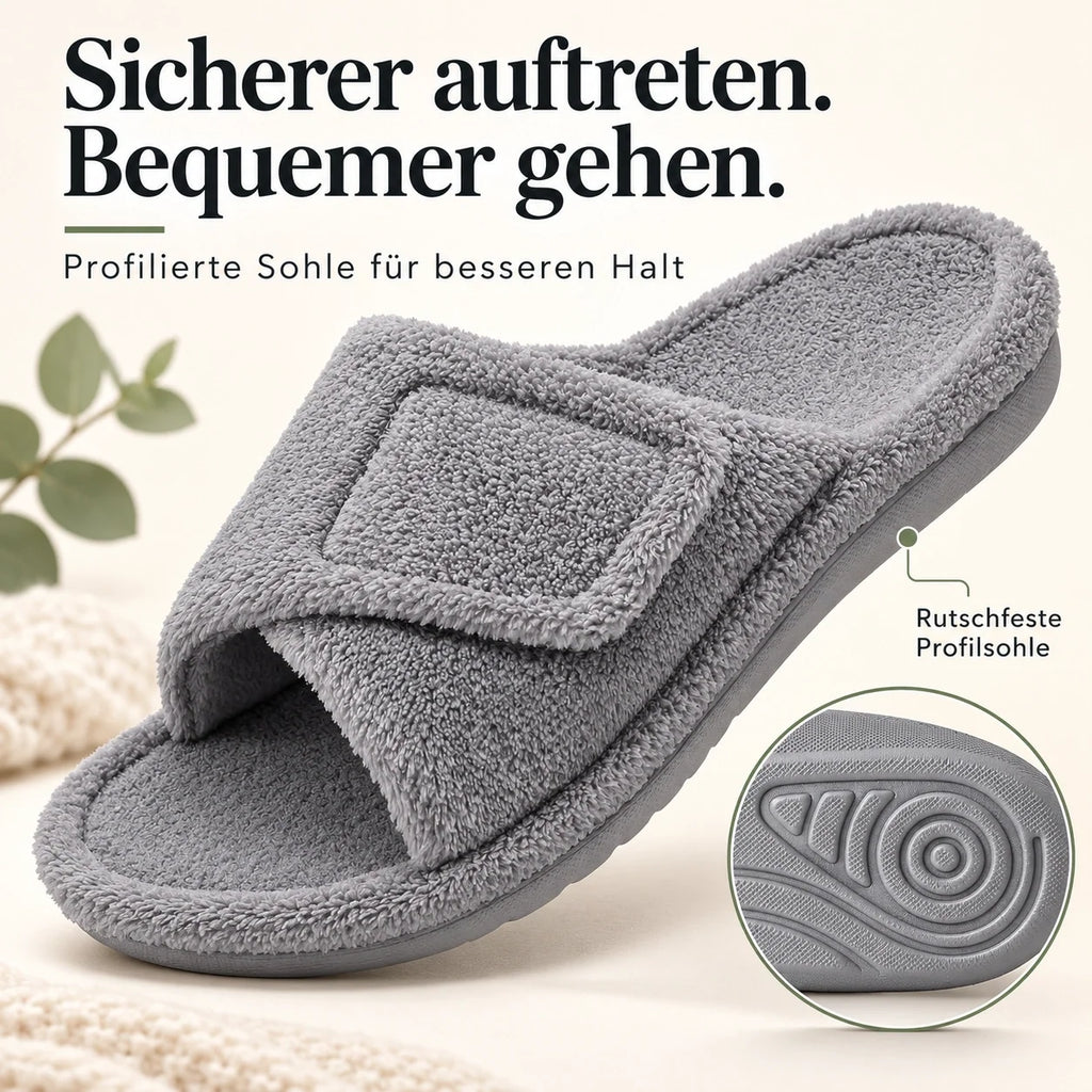 Orthofit - orthopädische Winter-Slipper | Rutschfest, Weich & Schmerzlindernd