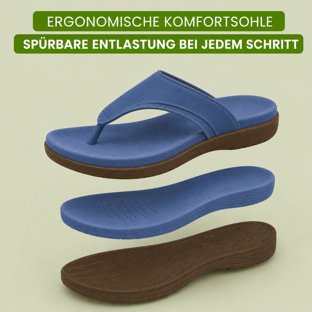 Orthofit - orthopädische Komfort-Sandale | Federleicht & Rutschfest