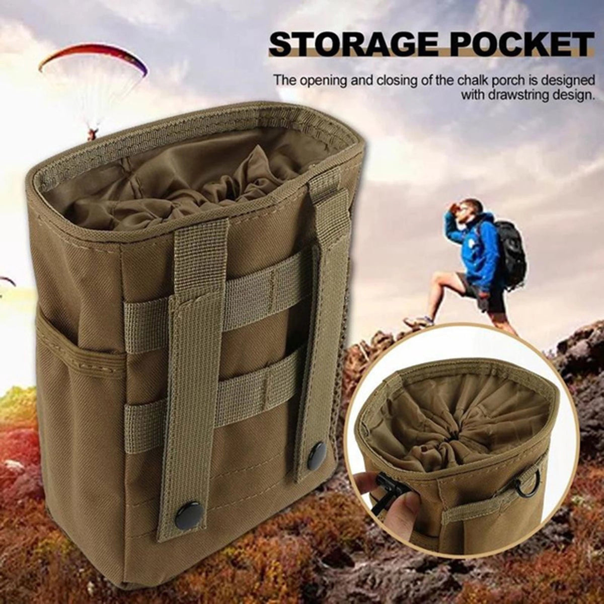 Outdoor MOLLE Tactical-Tasche – Dump Pouch & Magazintasche, EDC-Hüfttasche