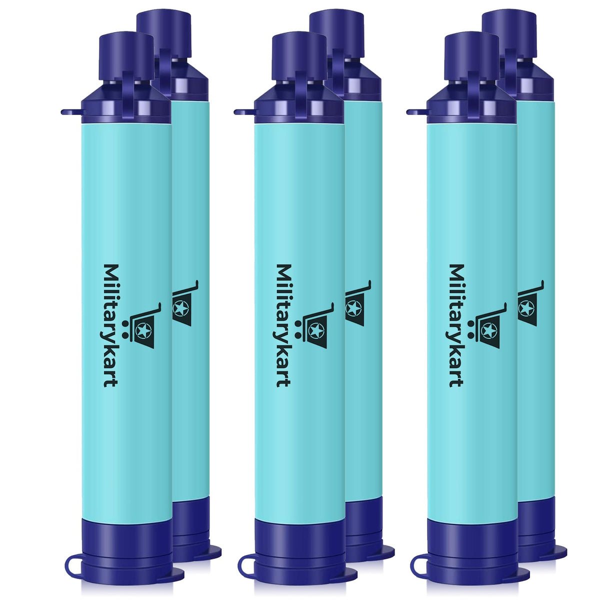 Persönlicher Wasserfilter-Strohhalm – 5-stufiger tragbarer Wasserfilter
