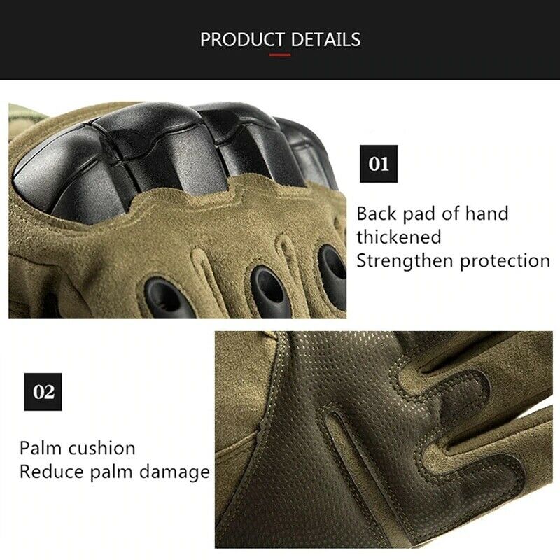 Tactical-Handschuhe – Hard-Knuckle, Touchscreen, Vollfinger & Fingerlos