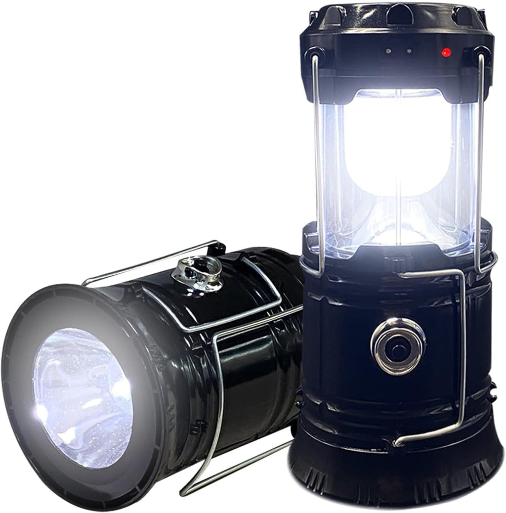 Camping-Laterne – wiederaufladbare LED-Laterne für Camping, Notfall & Überlebenssets