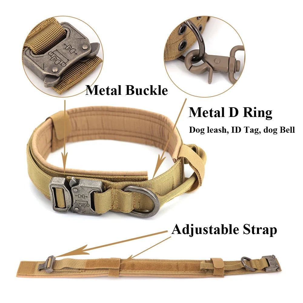 Robustes Tactical No-Pull Hundegeschirr-Set