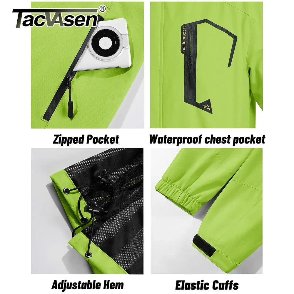 Herren leichte Frühjahr-Herbst-Jacke – wasserdichter Regenmantel