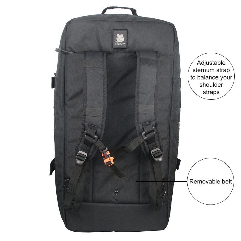 3-in-1 Militär-Duffle-Bag – Tactical Reise-Outdoor-Rucksack, wasserdicht