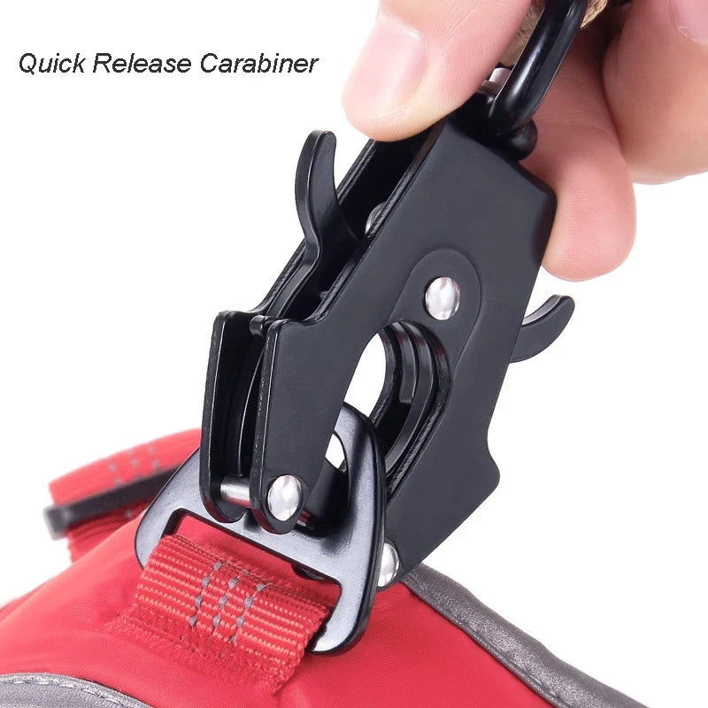 Robuste Tactical Bungee-Hundeleine mit 2 Griffen