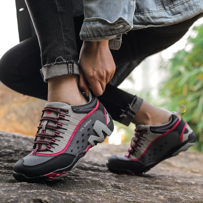 Wasserdichte Wanderschuhe aus echtem Leder – Tactical-Bergstiefel