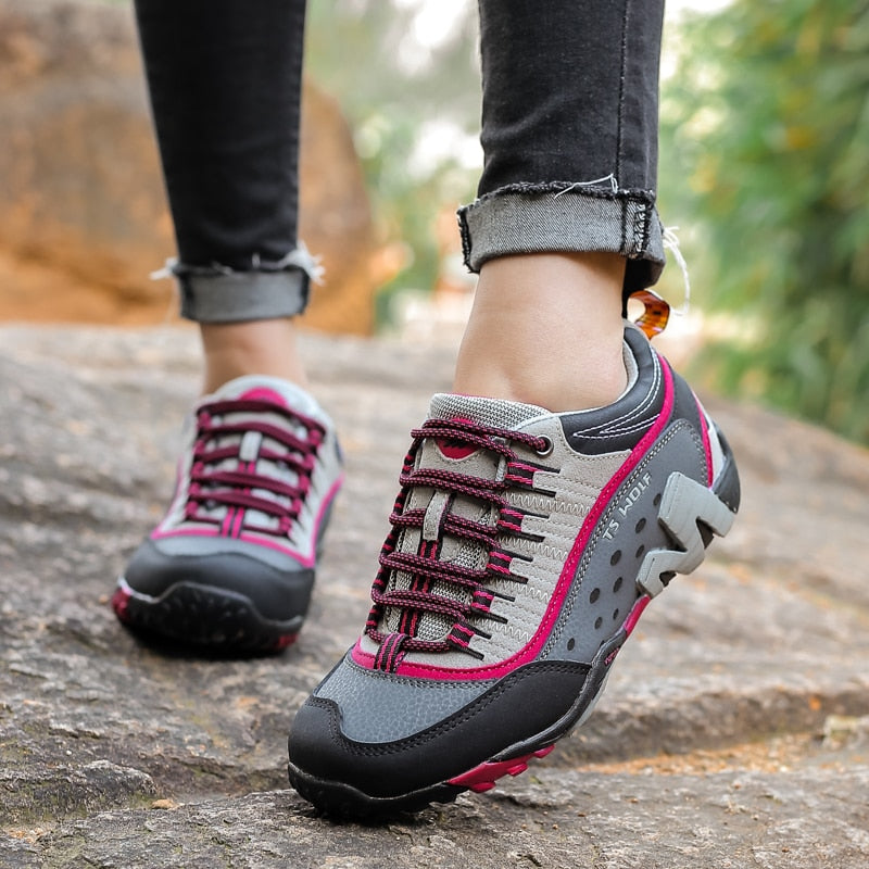 Wasserdichte Wanderschuhe aus echtem Leder – Tactical-Bergstiefel