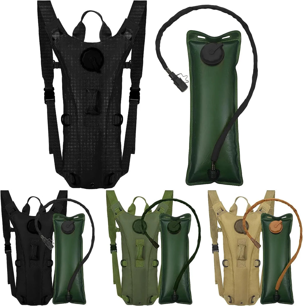 Tactical Trinkrucksack mit 3L-Trinkblase – für Wandern, Radfahren & mehr