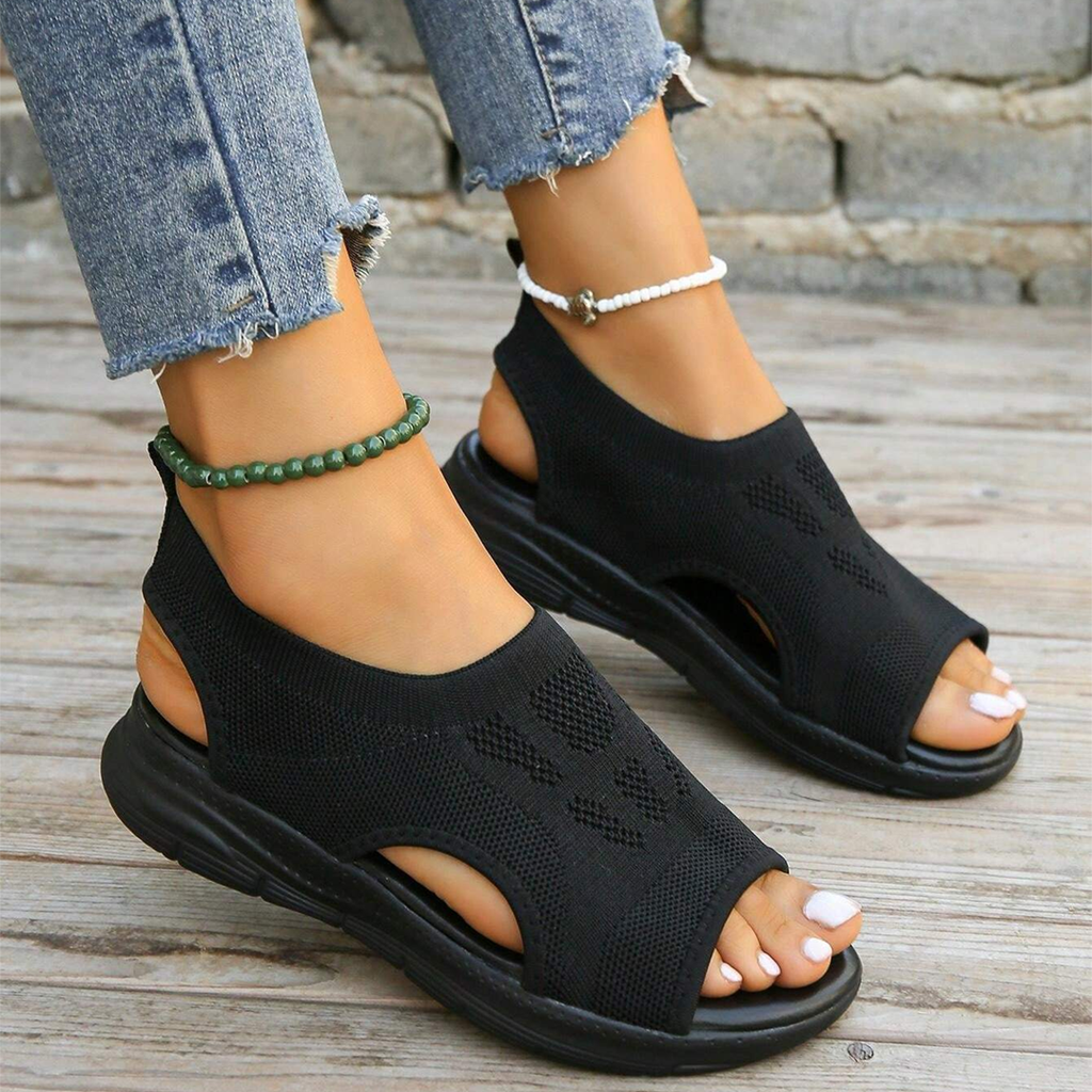 Damen-Walking-Sandalen mit Fußgewölbestütze