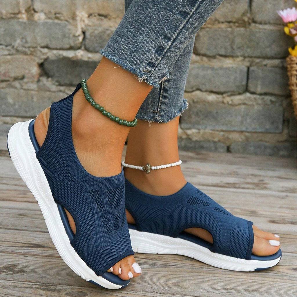 Damen-Walking-Sandalen mit Fußgewölbestütze