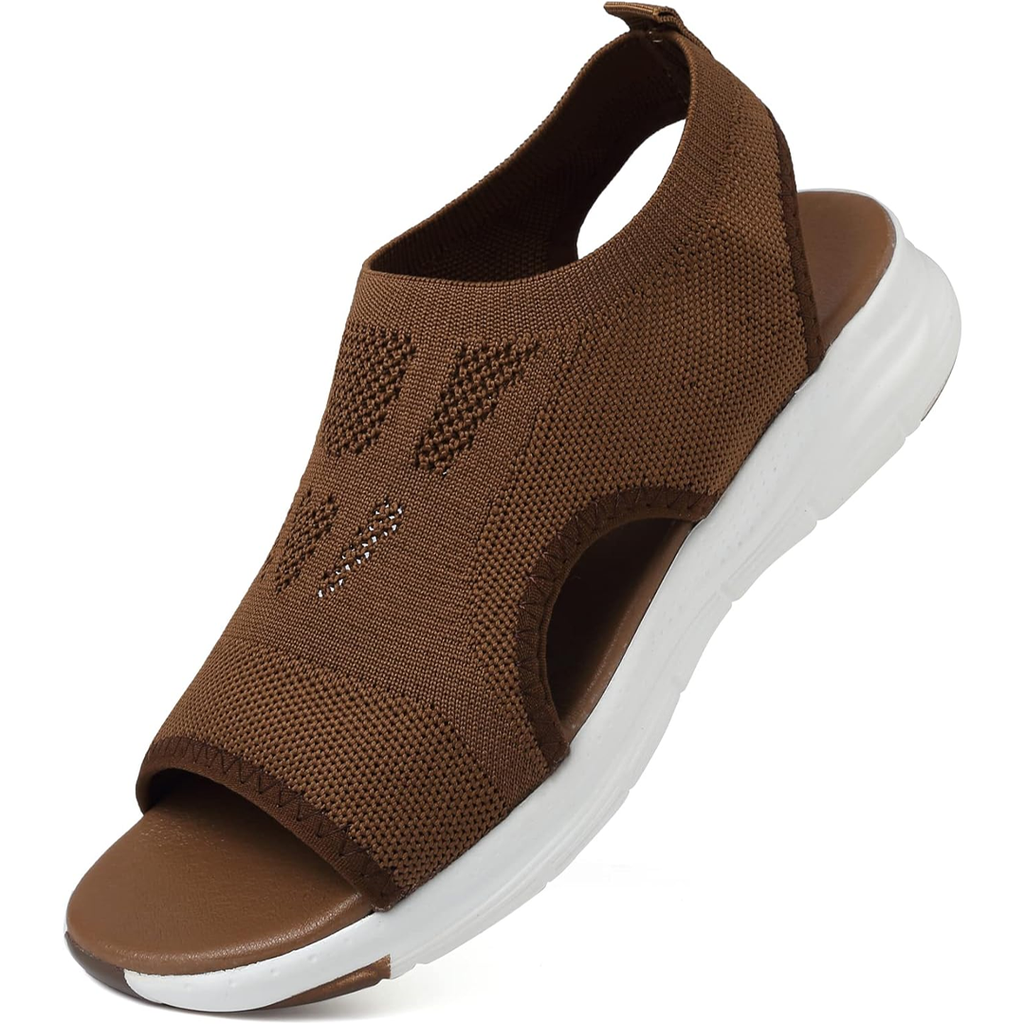 Damen-Walking-Sandalen mit Fußgewölbestütze
