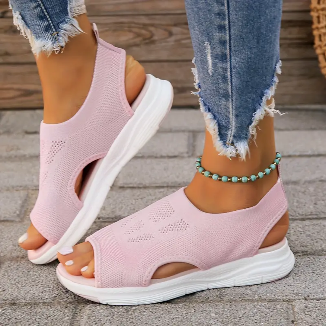 Damen-Walking-Sandalen mit Fußgewölbestütze