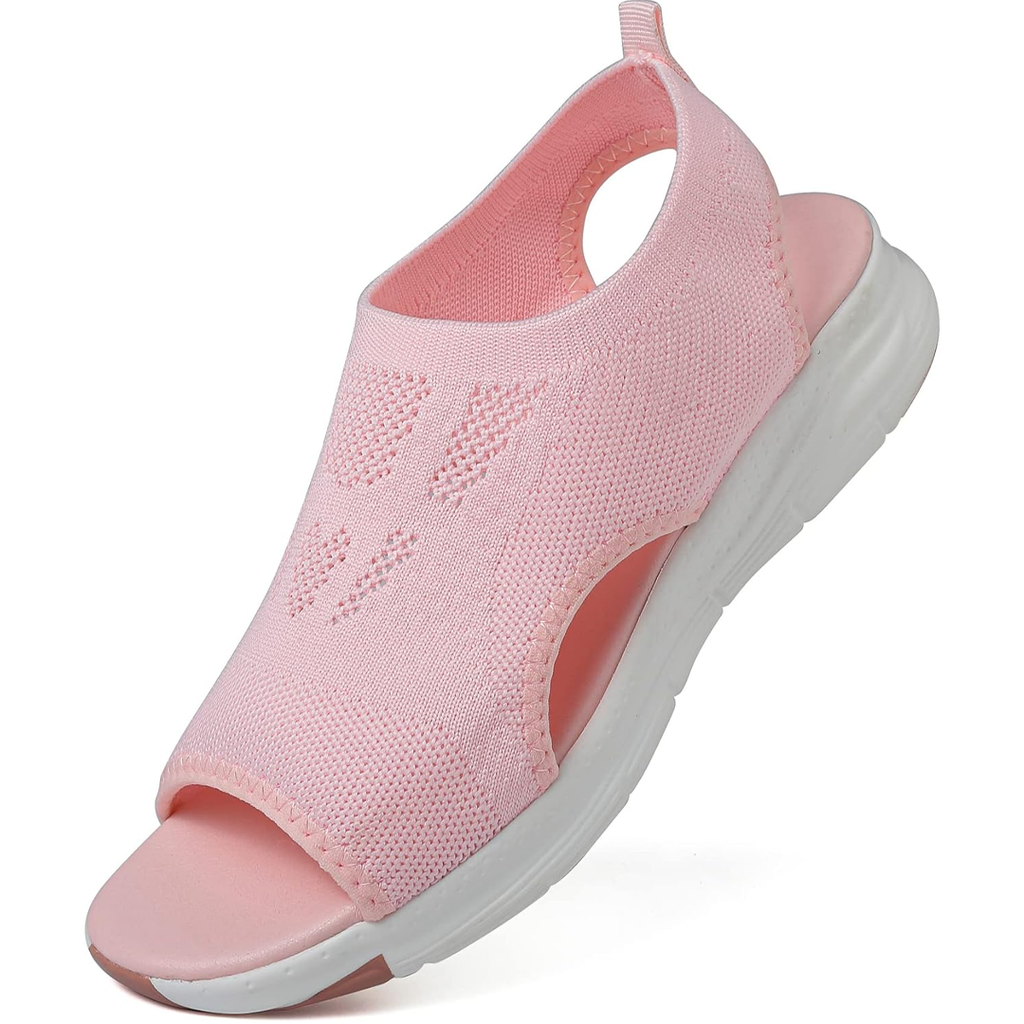 Damen-Walking-Sandalen mit Fußgewölbestütze