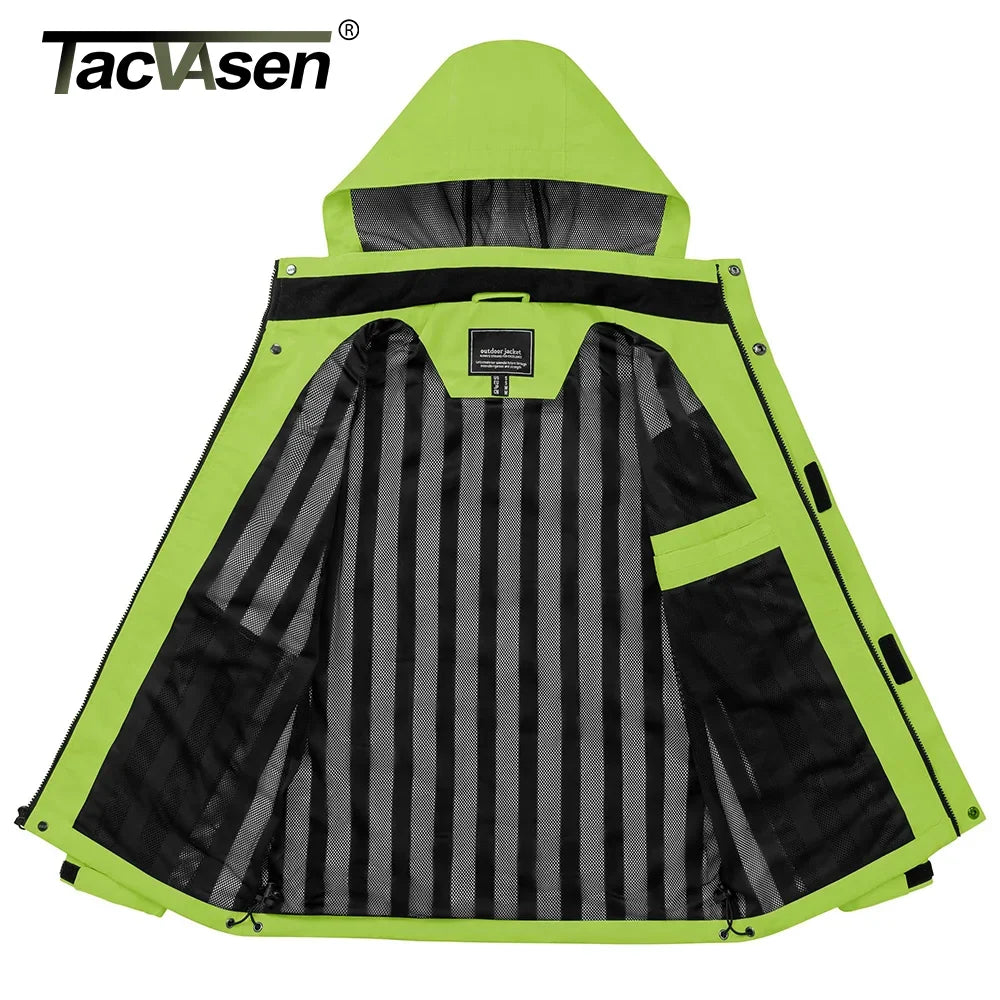 Herren leichte Frühjahr-Herbst-Jacke – wasserdichter Regenmantel