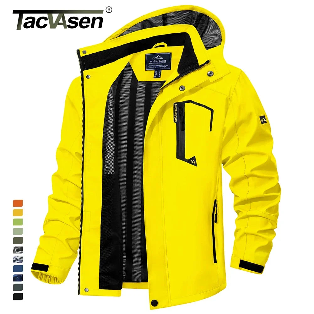 Herren leichte Frühjahr-Herbst-Jacke – wasserdichter Regenmantel