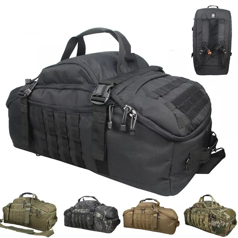 3-in-1 Militär-Duffle-Bag – Tactical Reise-Outdoor-Rucksack, wasserdicht