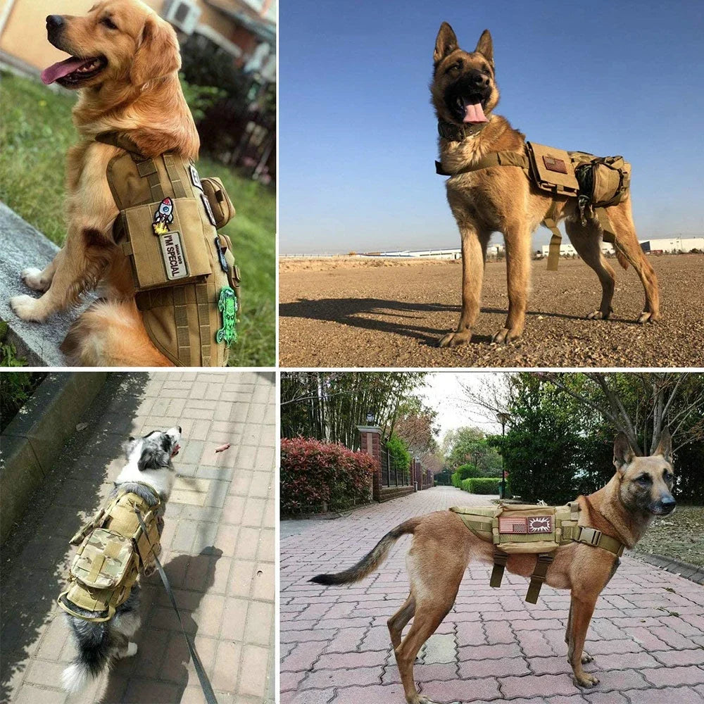Hundegeschirr-Patches – Klett-Namensschilder für Diensthunde