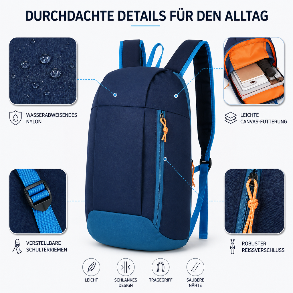 Sport Rucksack Herren – LeichtPack 10L