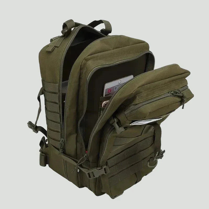 50L Tactical-Rucksack mit MOLLE-System – wasserabweisend für Wandern und Jagd