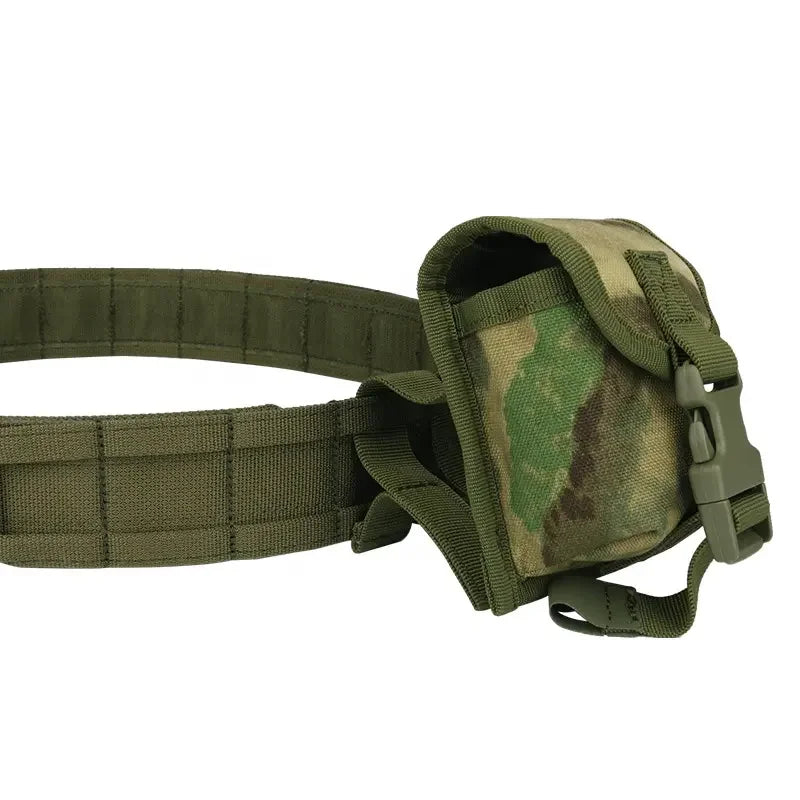 8-in-1 Camouflage Tactical-Hüfttasche – MOLLE-Combat-Gürtel mit Taschen