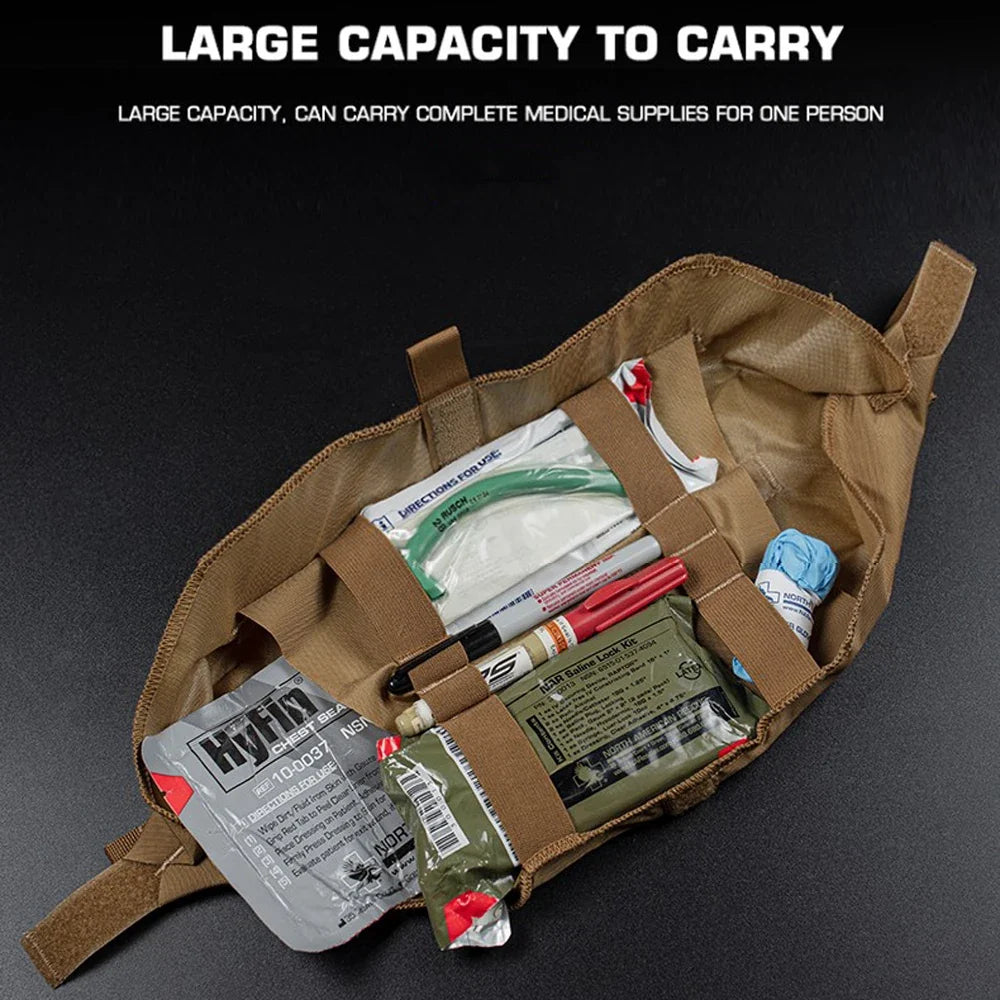 Tactical IFAK Roll-Up EMT Hüfttasche – MOLLE Trauma-Organizer