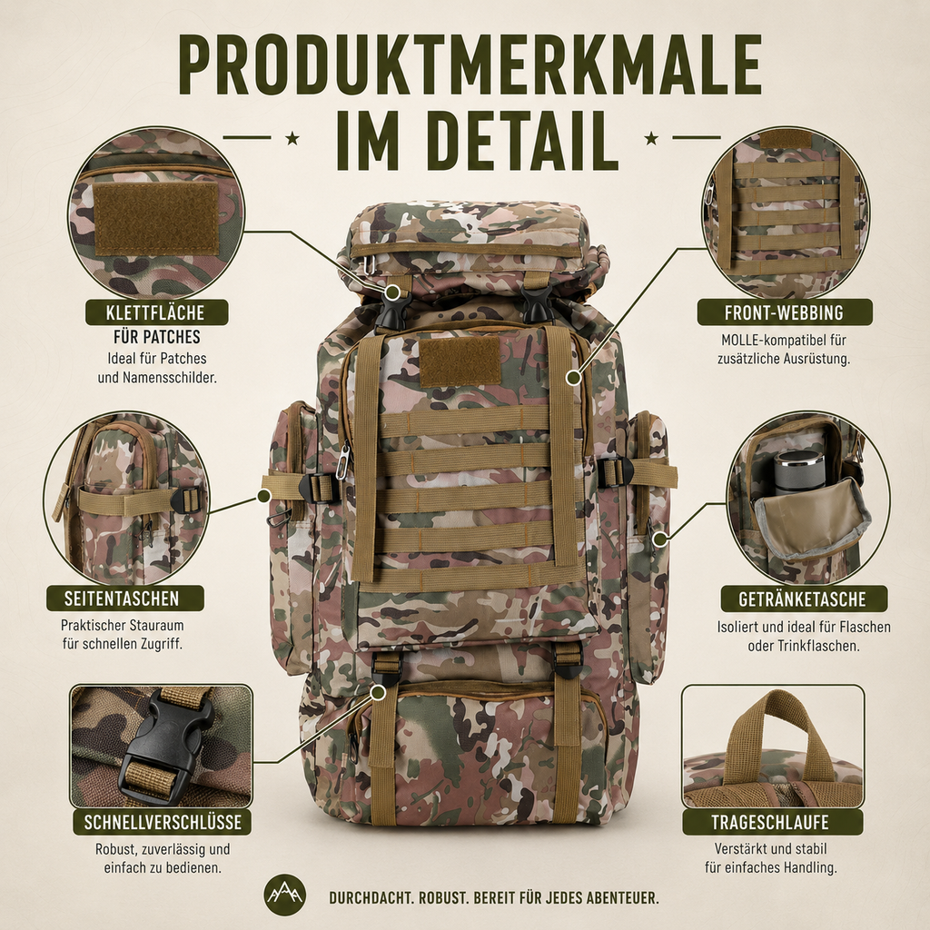 80-Liter-Trekkingrucksack