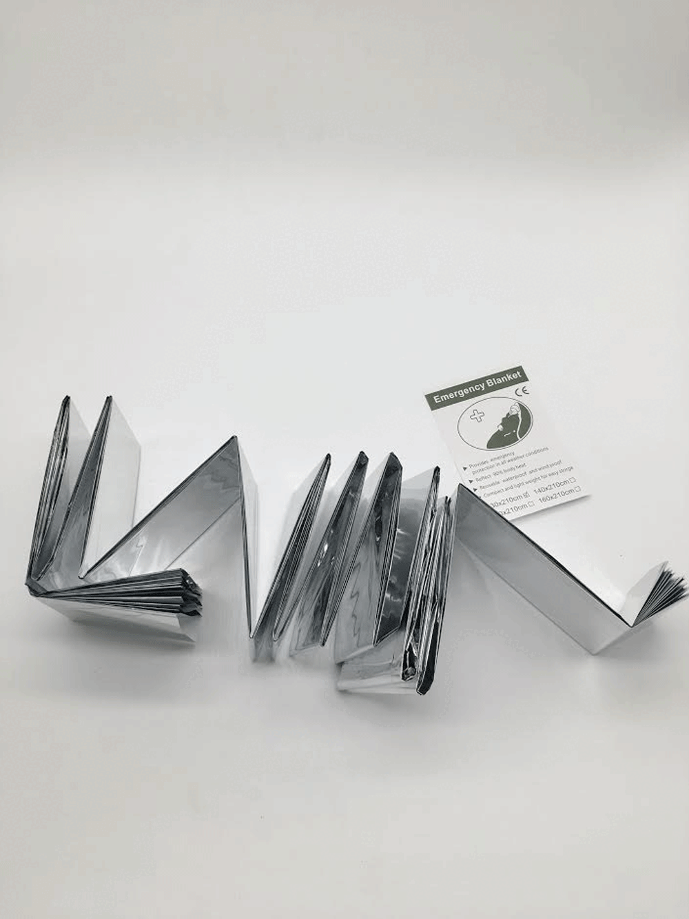 Notfall-Rettungsdecke – isolierende Mylar-Decke, 210×130 cm
