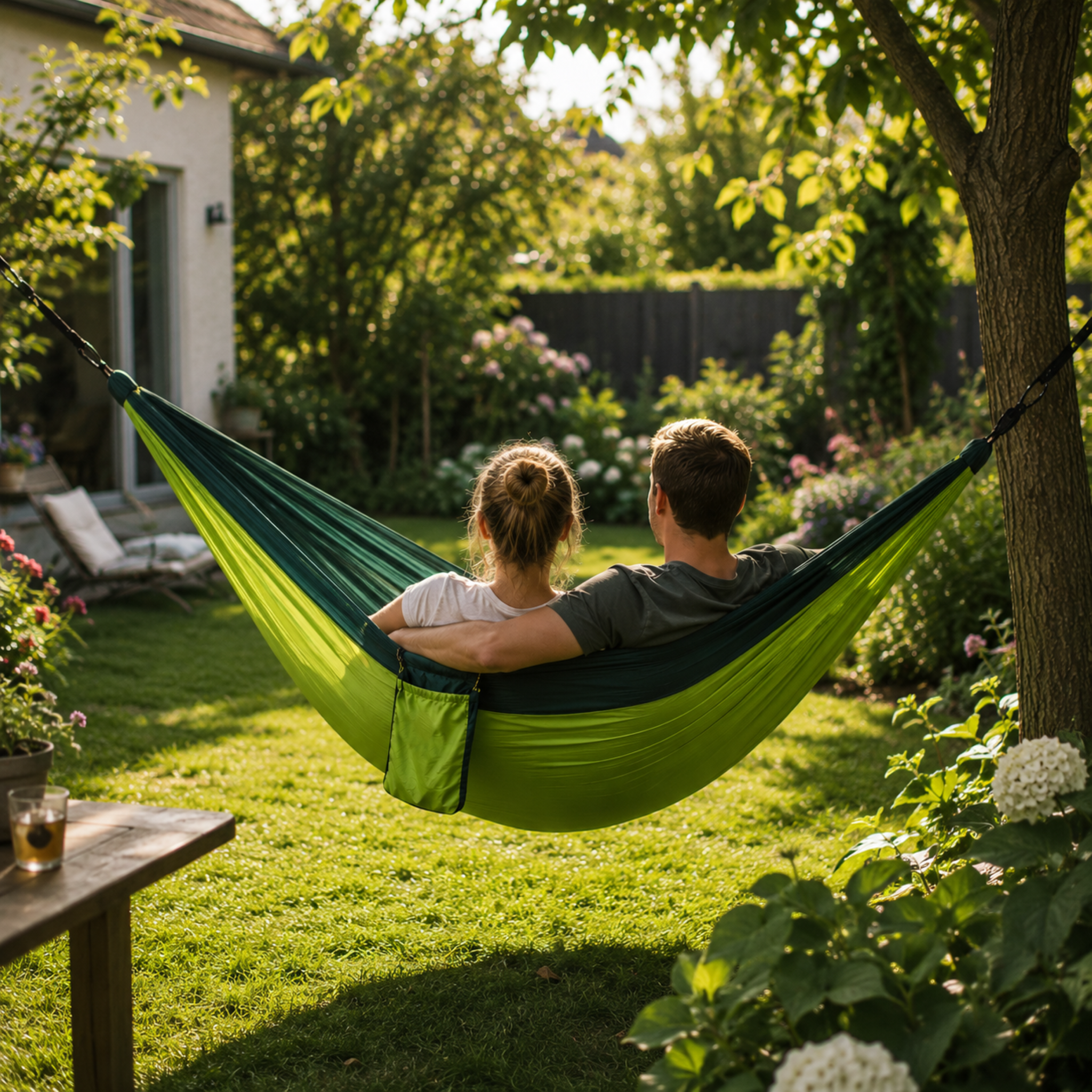Ultraleichte Hängematte 2 Personen – SkyNest Duo