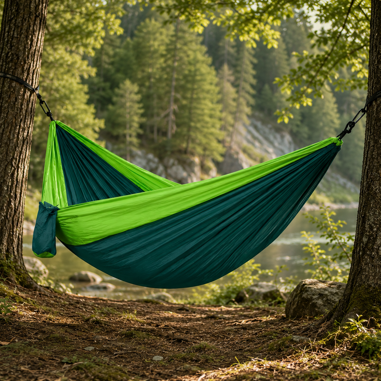 Ultraleichte Hängematte 2 Personen – SkyNest Duo