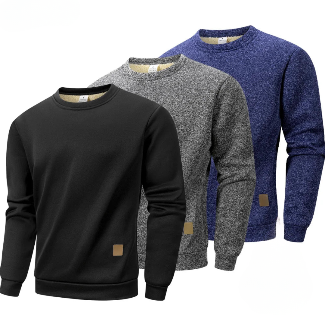Herren Rundhals-Pullover