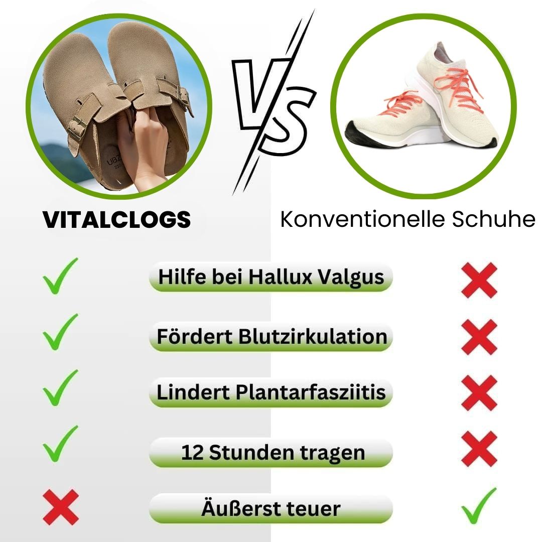 VitalClogs - ergonomische & rutschfeste Clogs - das Original