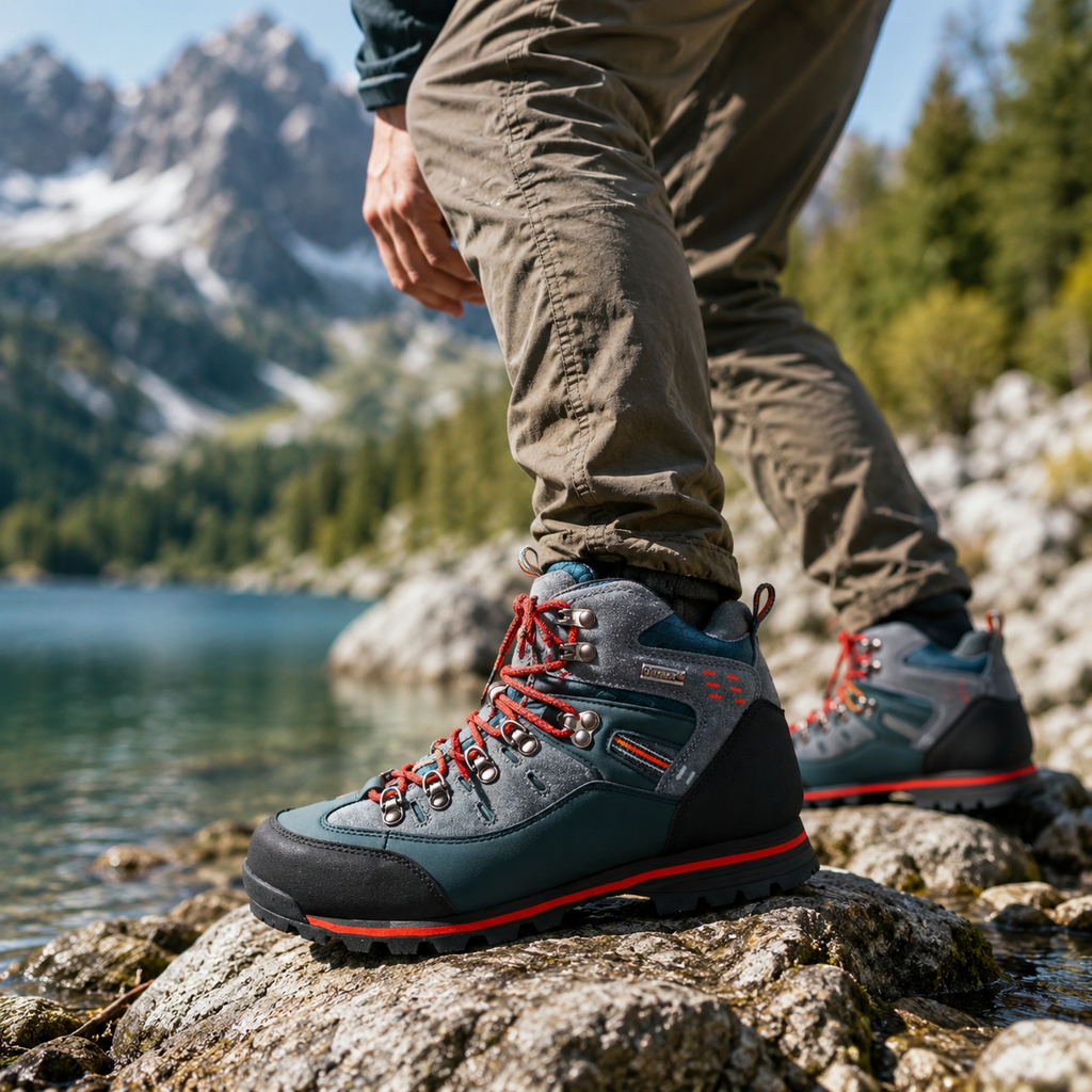 Wanderschuhe Herren wasserdicht und rutschfest – BergStride Bergschuhe