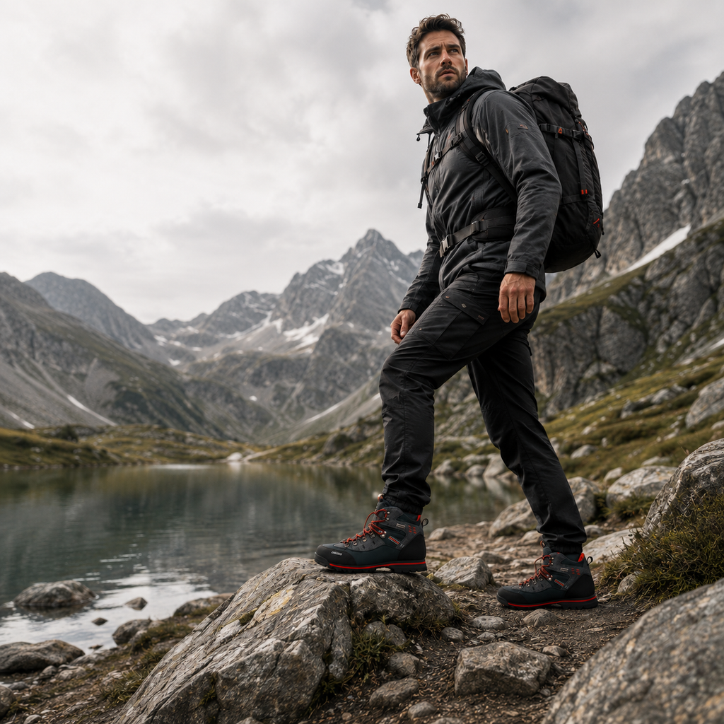 Wanderschuhe Herren wasserdicht und rutschfest – BergStride Bergschuhe